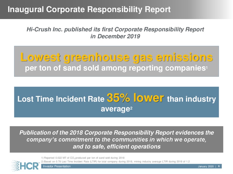 January 2020 Investor Presentation – Hi-Crush Partners Lp – slide 5