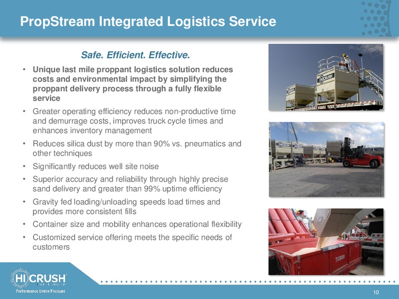 January 2018 Investor Presentation – Hi-Crush Partners Lp – slide 9