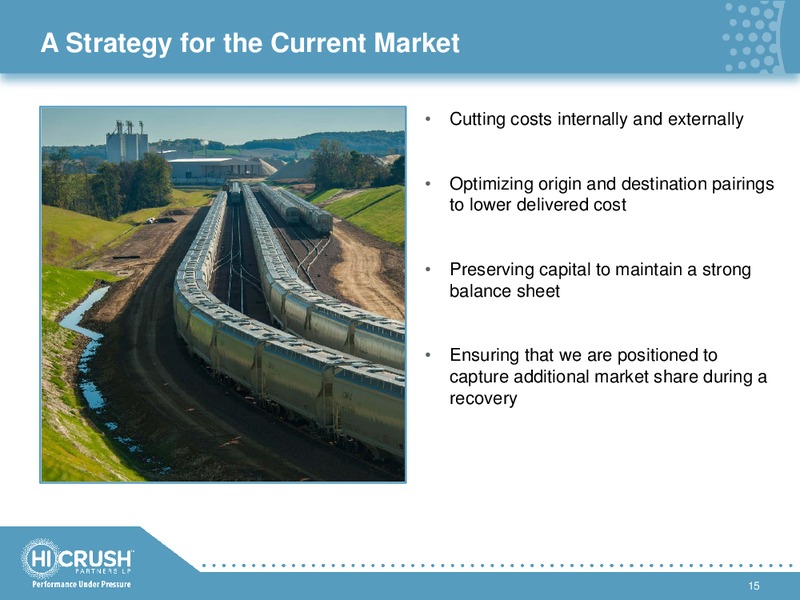 January 2016 Investor Presentation – Hi-Crush Partners Lp – slide 14