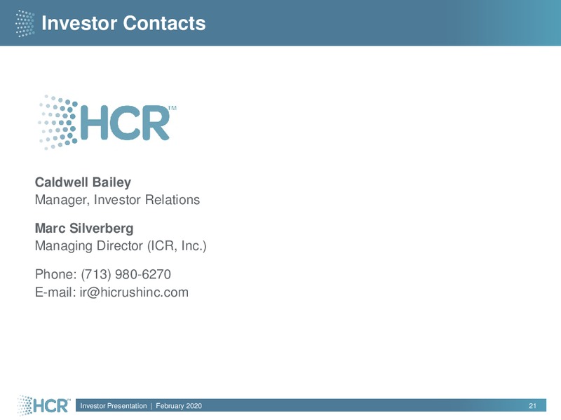 Q4 2019 Earnings Presentation – Hi-Crush Partners Lp – slide 20