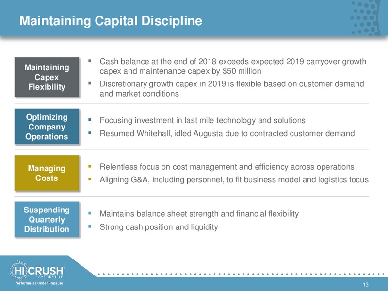 2019 Simmons Annual Energy Conference – Hi-Crush Partners Lp – slide 12