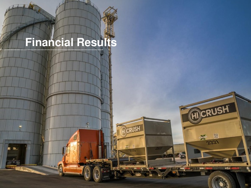 March 2018 Investor Presentation – Hi-Crush Partners Lp – slide 21