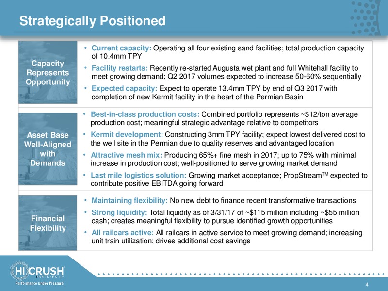 May 2017 Investor Presentation – Hi-Crush Partners Lp – slide 3