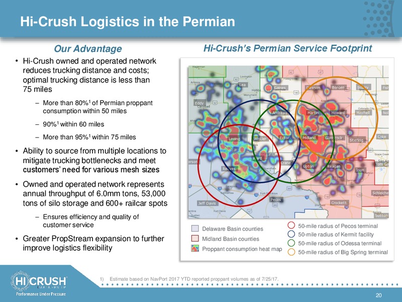 2Q 2017 Earnings Update – Hi-Crush Partners Lp – slide 19
