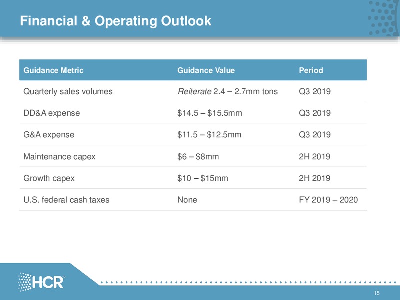 September 2019 Investor Presentation – Hi-Crush Partners Lp – slide 14