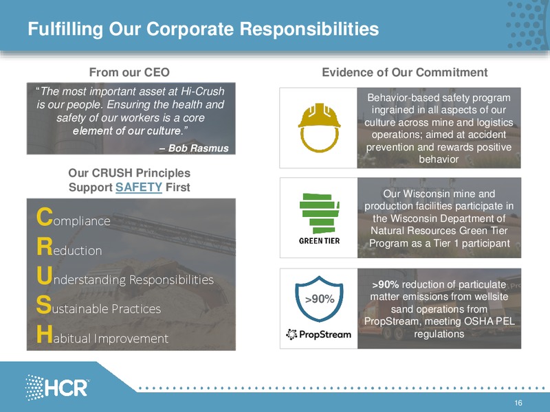 September 2019 Investor Presentation – Hi-Crush Partners Lp – slide 15