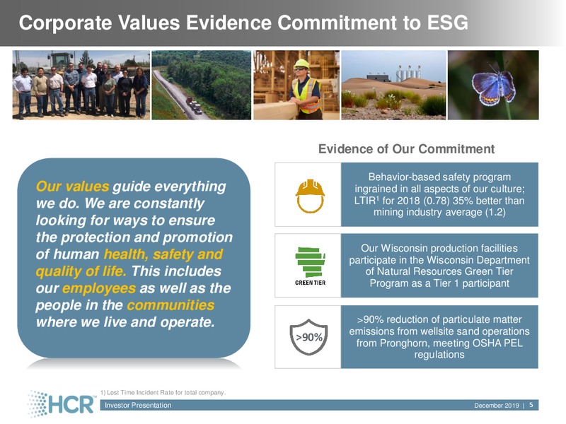 DECEMBER 2019 INVESTOR PRESENTATION – Hi-Crush Partners Lp – slide 4
