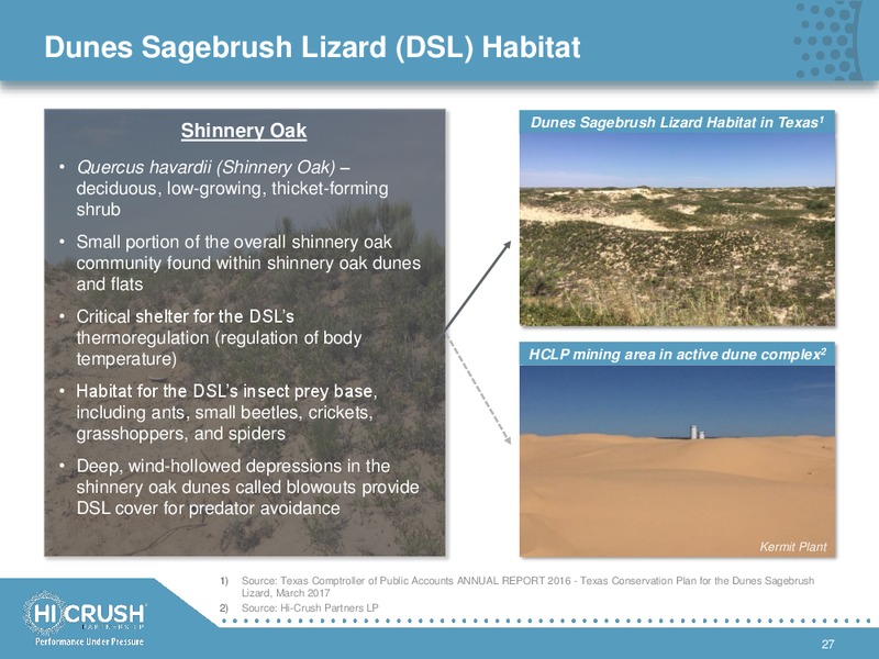 December 2017 Investor Presentation – Hi-Crush Partners Lp – slide 26