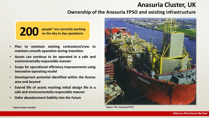 The Anasuria Cluster – Hibiscus Petroleum – slide 7