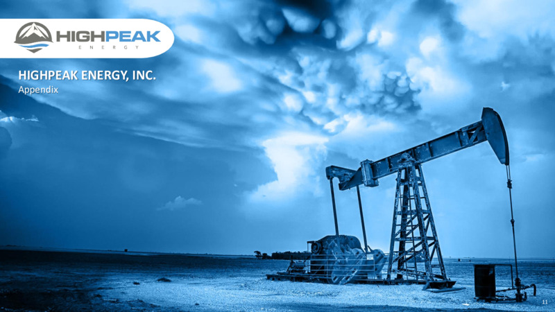 2Q 2023 Earnings Presentation – HighPeak Energy – slide 9
