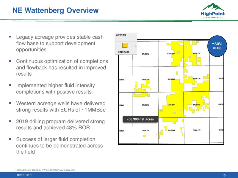 February 2020 Investor Presentation – HighPoint Resources – slide 13