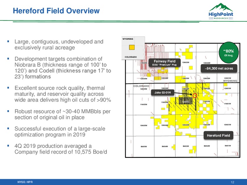 Q4 2019 Earnings Presentation – HighPoint Resources – slide 10