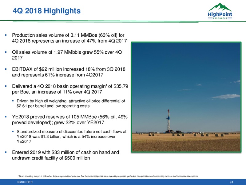 Scotia Howard Weil Annual Energy Conference – HighPoint Resources – slide 23