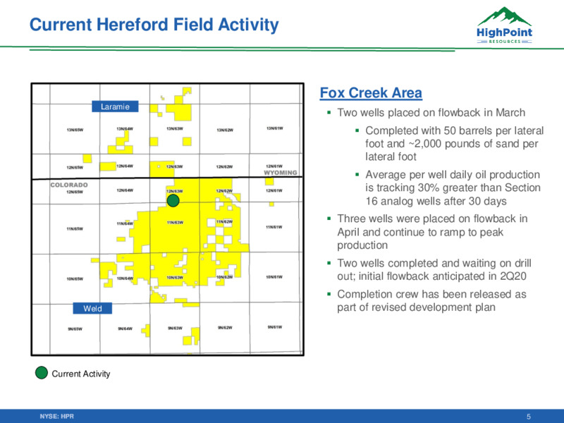 1Q 2020 Earnings Presentation – HighPoint Resources – slide 4