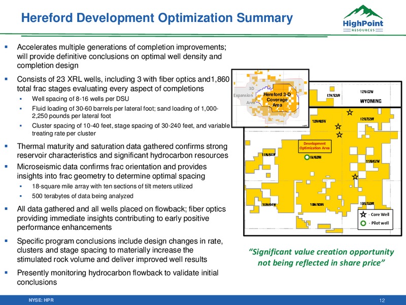 August 2019 Corporate Presentation – HighPoint Resources – slide 11