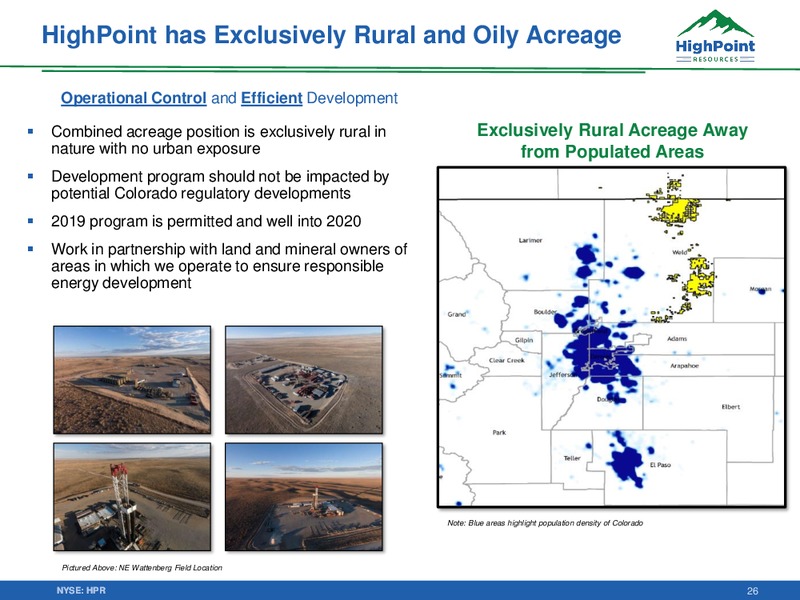 September 2019 Corporate Presentation – HighPoint Resources – slide 25