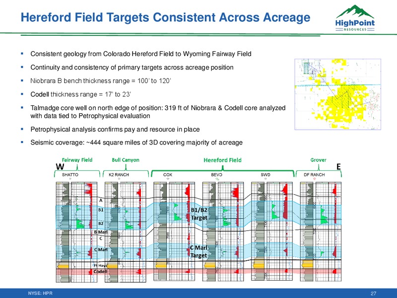 September 2019 Corporate Presentation – HighPoint Resources – slide 26