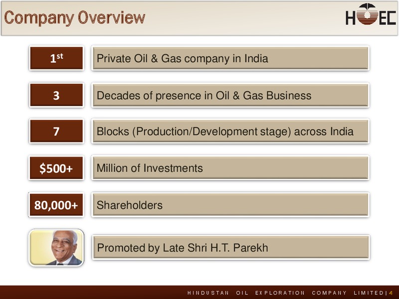 Q1 2015 Earnings Call – Hindustan Oil Exploration Company Limited – slide 3