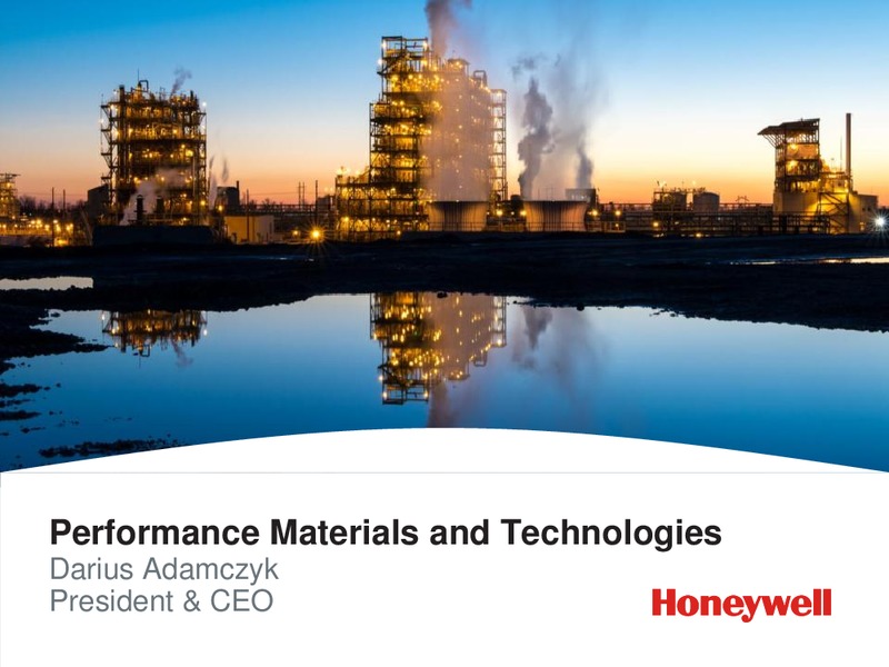 Investor Conference – Honeywell International Inc. – slide 2