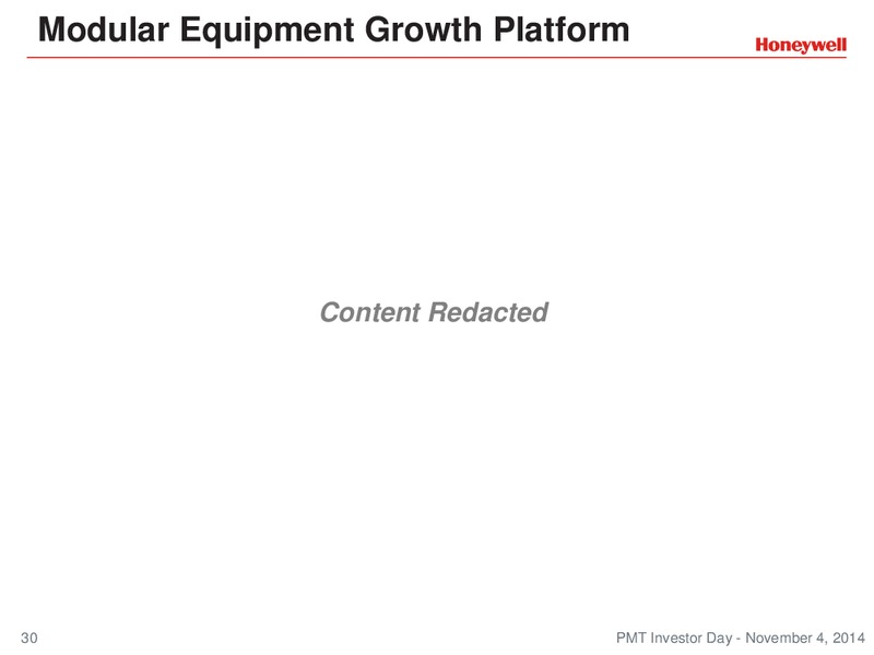 Investor Conference – Honeywell International Inc. – slide 29