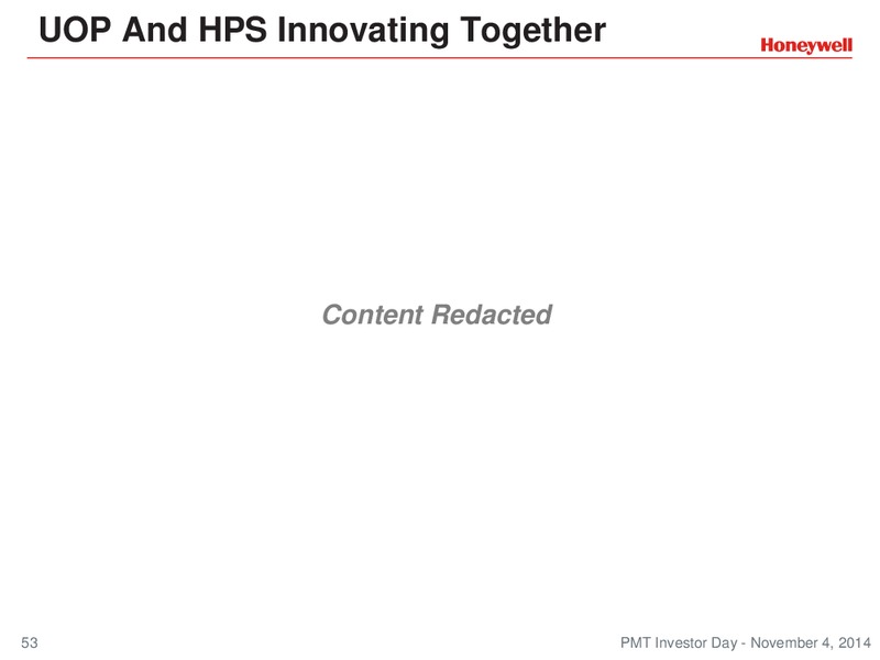 Investor Conference – Honeywell International Inc. – slide 52