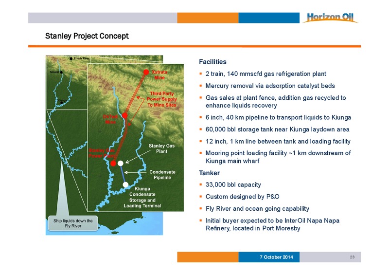 Investor Presentation – Horizon Oil Ltd. – slide 23
