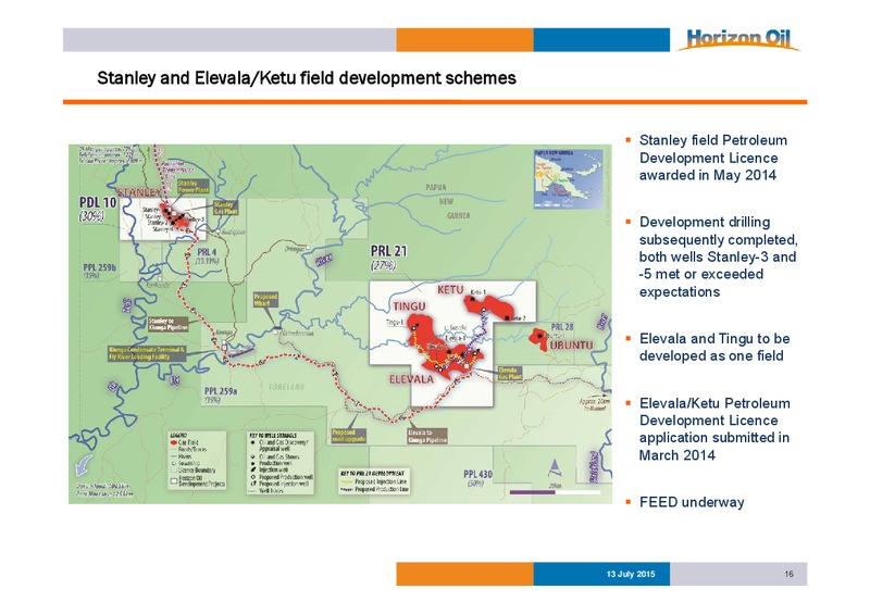 JUNE 2015 INVESTOR PRESENTATION – Horizon Oil Ltd. – slide 17