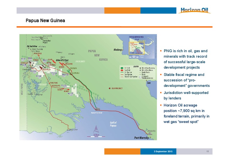 Good Oil Conference – Horizon Oil Ltd. – slide 11