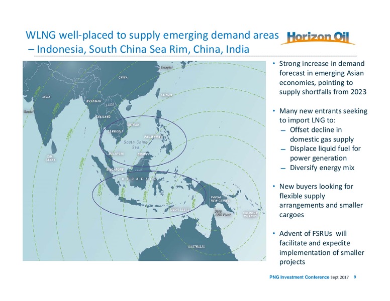 PNG Investment Conference – Horizon Oil Ltd. – slide 9