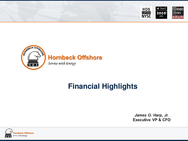 May 2015 Investor Presentation – Hornbeck Offshore – slide 4