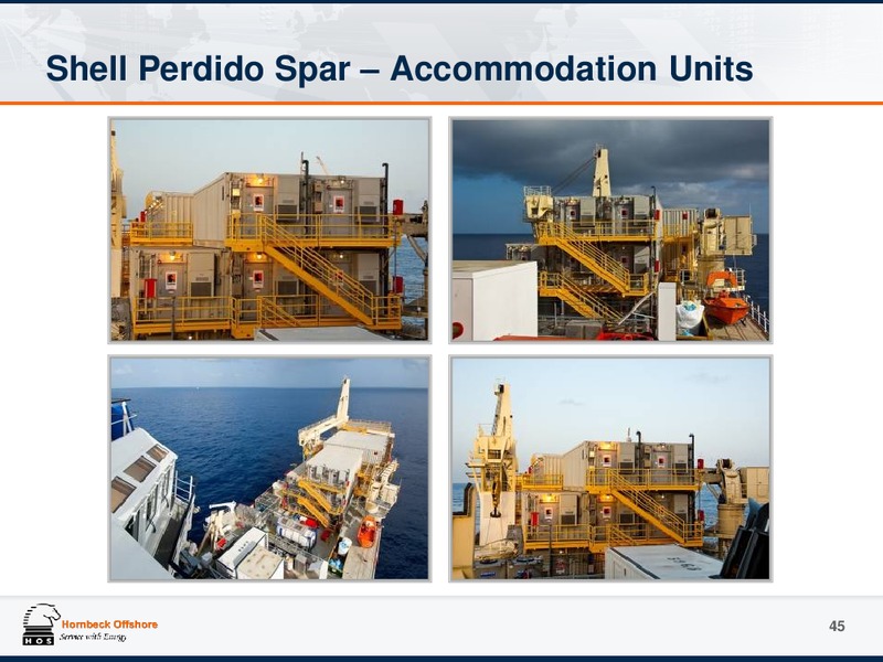 JUNE 2015 INVESTOR PRESENTATION UPDATE – Hornbeck Offshore – slide 44