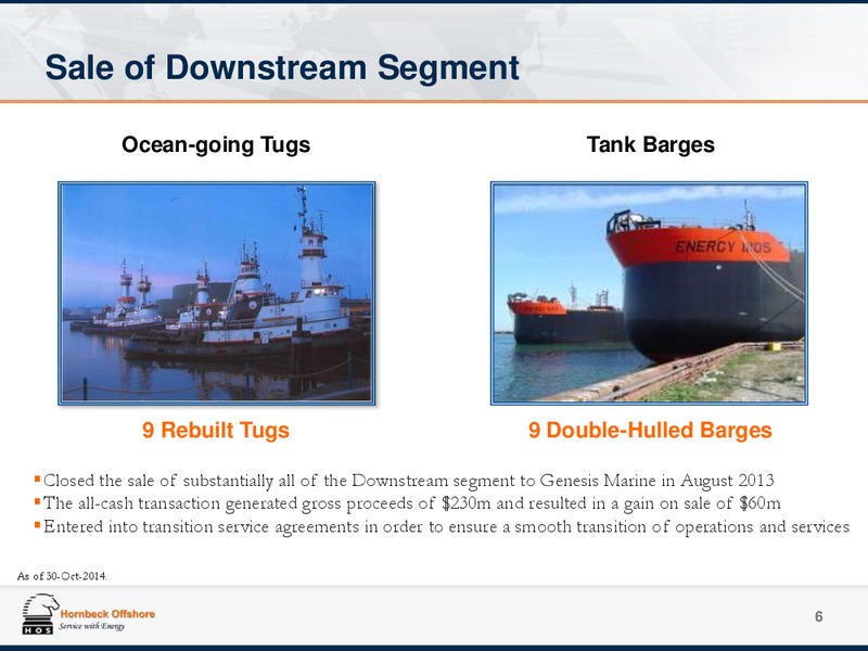 Investor Presentation – Hornbeck Offshore – slide 5