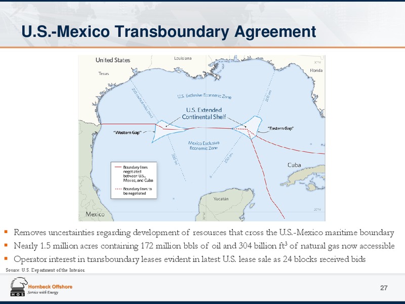 Investor Presentation – Hornbeck Offshore – slide 26