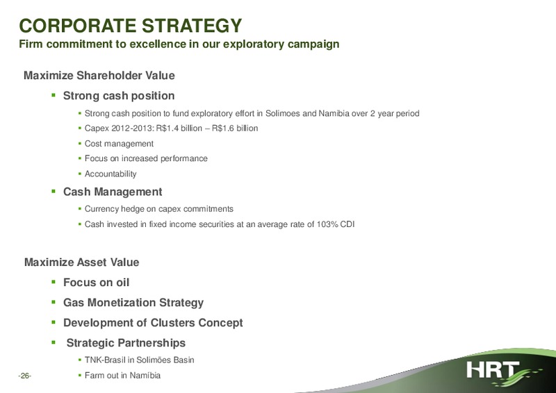 Q4 2011 EARNINGS CALL – Hrt Participoes Em Petroleo Sa – slide 25