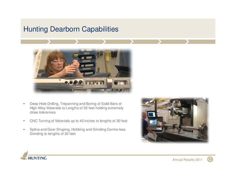 HUNTING PLC ANNUAL RESULTS – Hunting Plc – slide 24