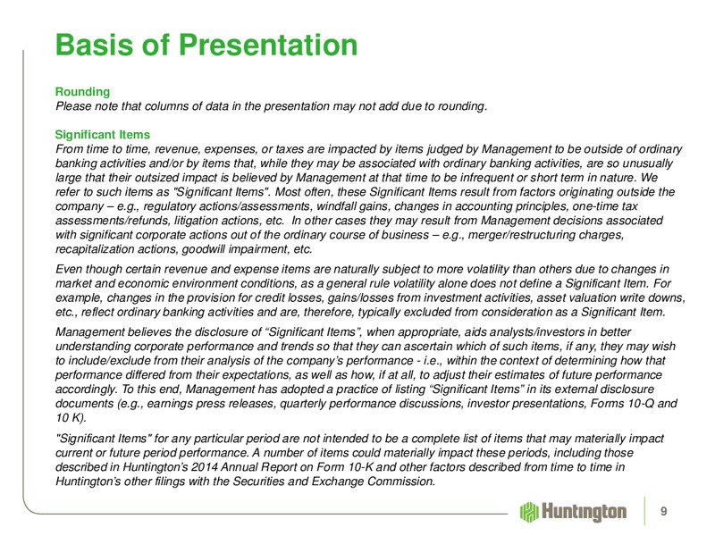 Deutsche Bank Global Financial Services Investor Conference – Huntington Energy – slide 9