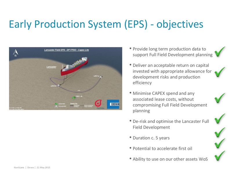 May 2015 Corporate Presentation – Hurricane Energy – slide 43
