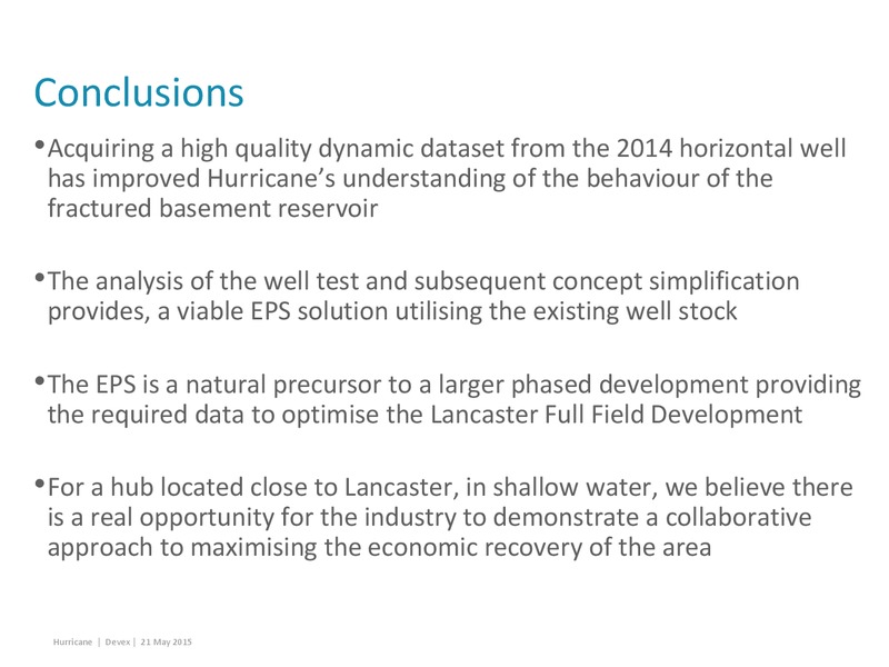 May 2015 Corporate Presentation – Hurricane Energy – slide 53