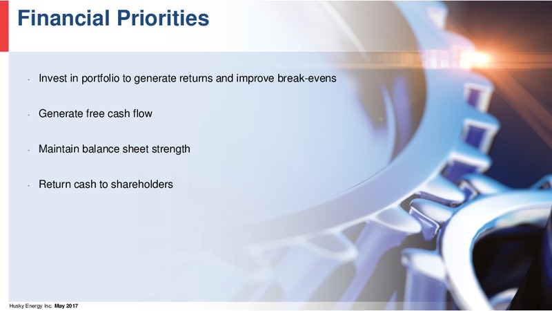 Investor Day – Husky Energy Inc. – slide 23