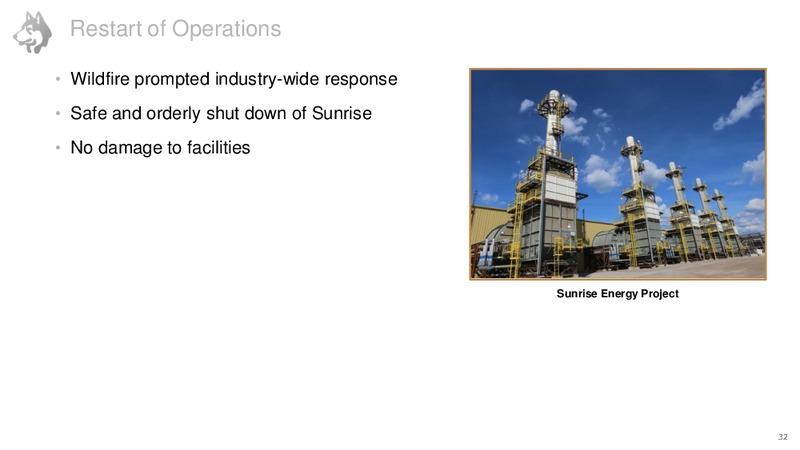 Investor Day June 2016 – Husky Energy Inc. – slide 33