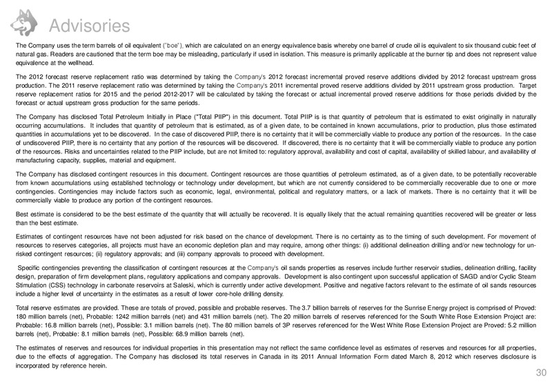 JUNE 2013 INVESTOR UPDATE – Husky Energy Inc. – slide 28