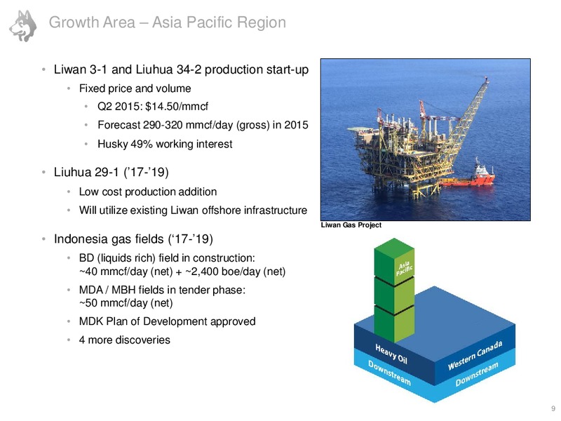 Peters and Co 2015 Energy Conference – Husky Energy Inc. – slide 9