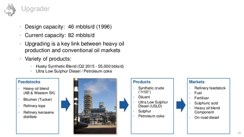 Investor Tour September 2015 – Husky Energy Inc. – slide 50
