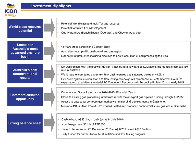 investors Presentation – Icon Energy Ltd. – slide 18