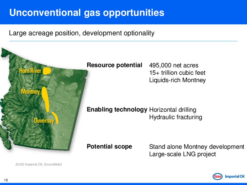 Limited Energy Conference – Imperial Oil Limited – slide 15