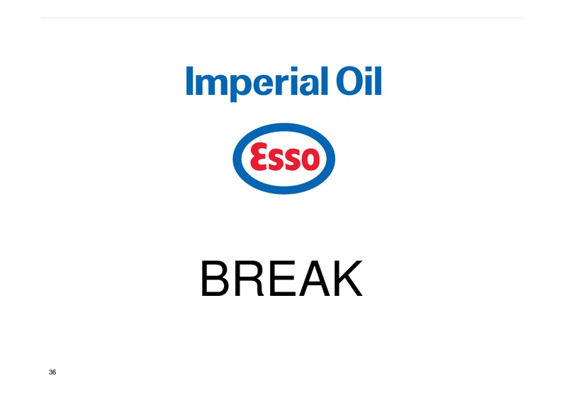 MARCH 2012 INVESTOR DAY – Imperial Oil Limited – slide 36
