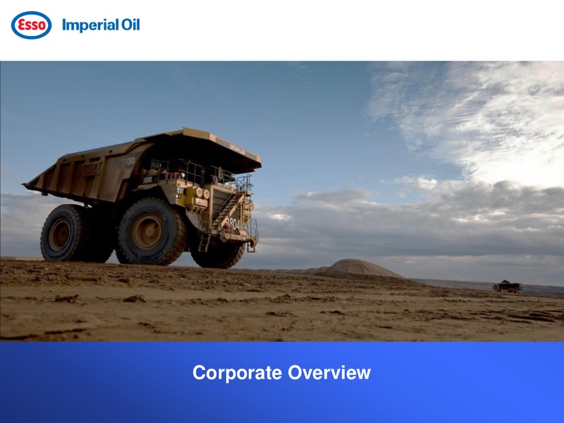 JUNE 2013 INVESTOR DAY – Imperial Oil Limited – slide 9