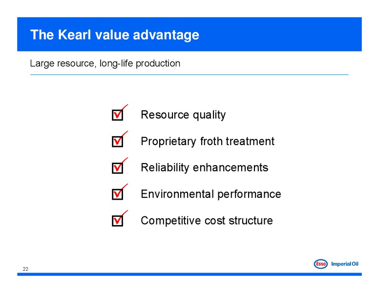 2013 TD Calgary Energy Conference – Imperial Oil Limited – slide 22