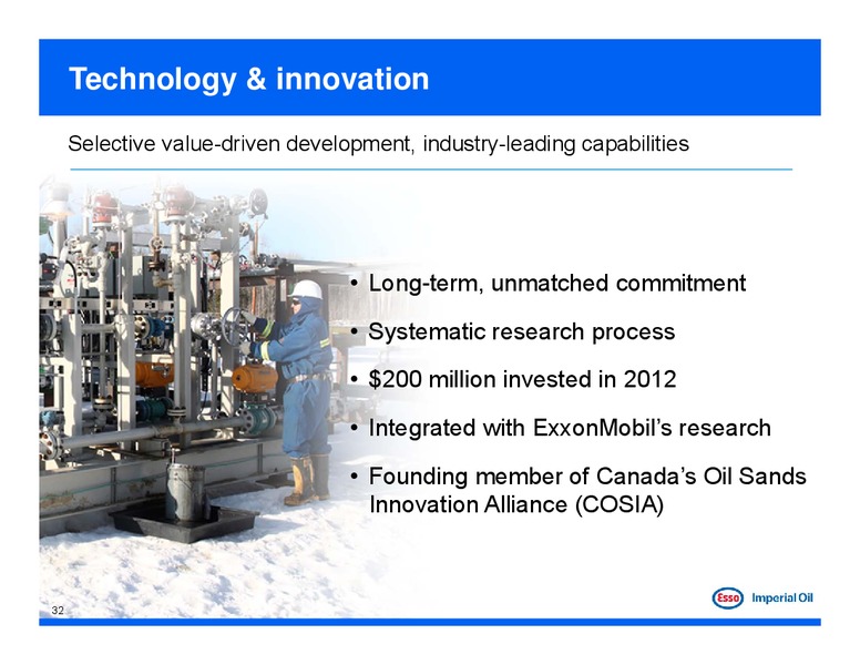 2013 TD Calgary Energy Conference – Imperial Oil Limited – slide 32