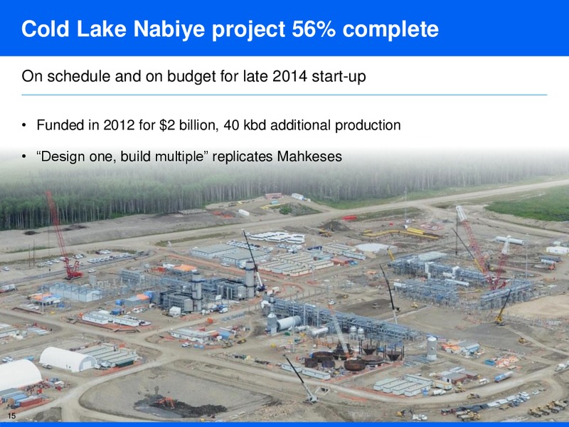 BARCLAYS CAPITAL CEO ENERGY POWER CONFERENCE – Imperial Oil Limited – slide 14